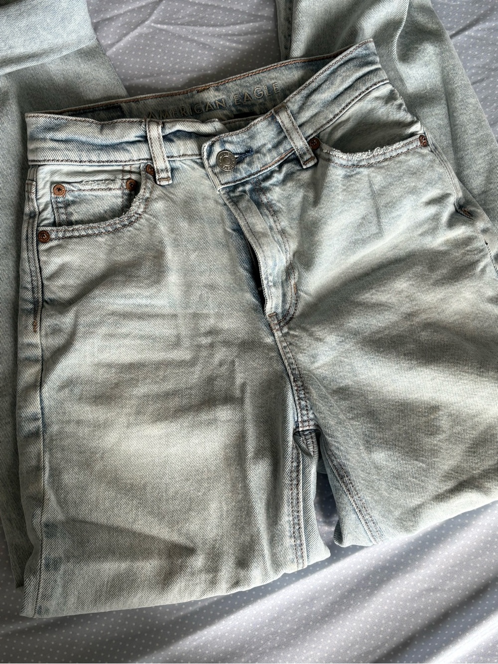 American Eagle Asymmetrical Jeans